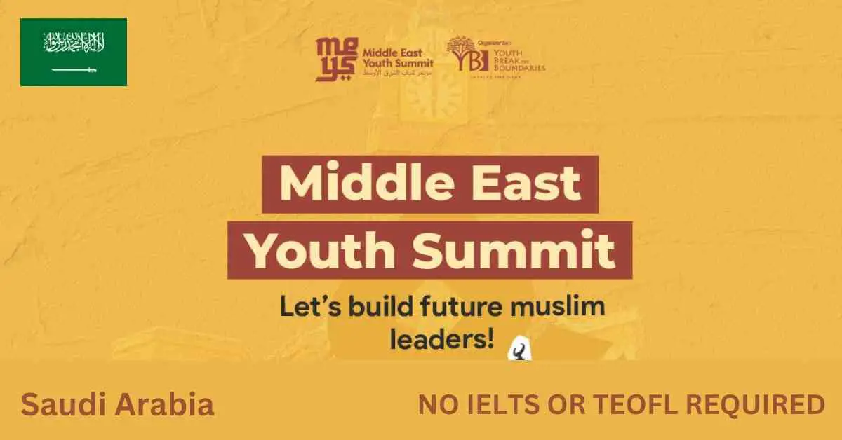 Middle East Youth Summit in Saudi Arabia in 2023 along with UmrahMiddle East Youth Summit during Saudi Arabia in 2023 in conjunction with Umrah