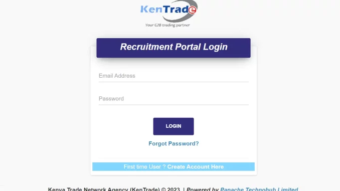 KenTrade Recruitment 2023/2024 Application Form Portal