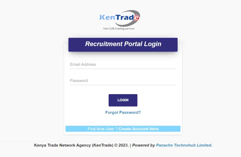 KenTrade Recruitment 2024/2025 Application Form Portal