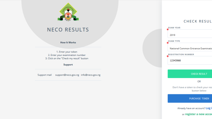 NCEE Result Checker 2023/2024 | NECO Common Entrance Result Is Out