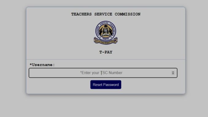 TSC Payslip Online Portal Login | View and Download Teachers Pay slips