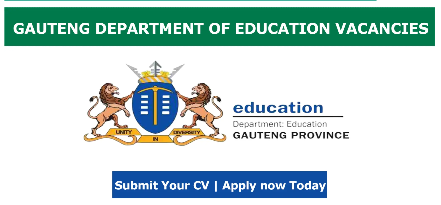 Gauteng Teachers Recruitment 2024/2025 Application Form