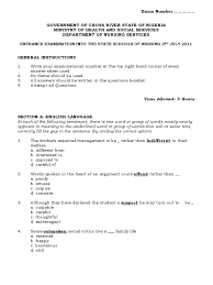 All school of Nursing Past Questions and Answers PDF in Nigerian institutions